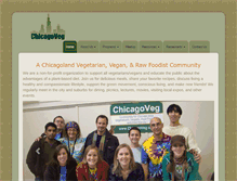 Tablet Screenshot of chicagoveg.com
